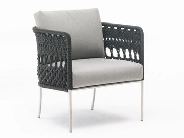 TOMBOLO - Upholstered easy chair with armrests by Living Divani - view 2
